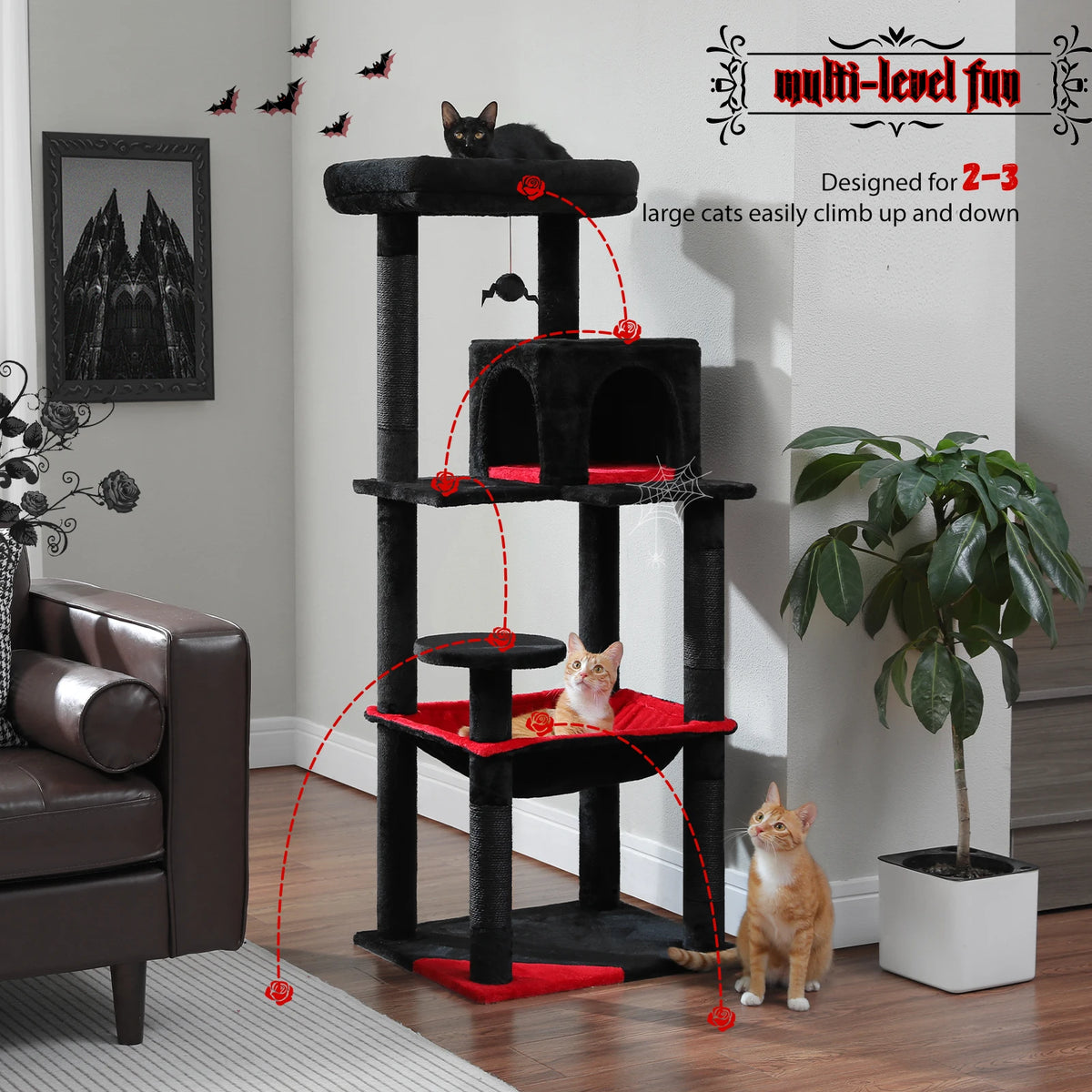 Grand arbre a chat 143 cm