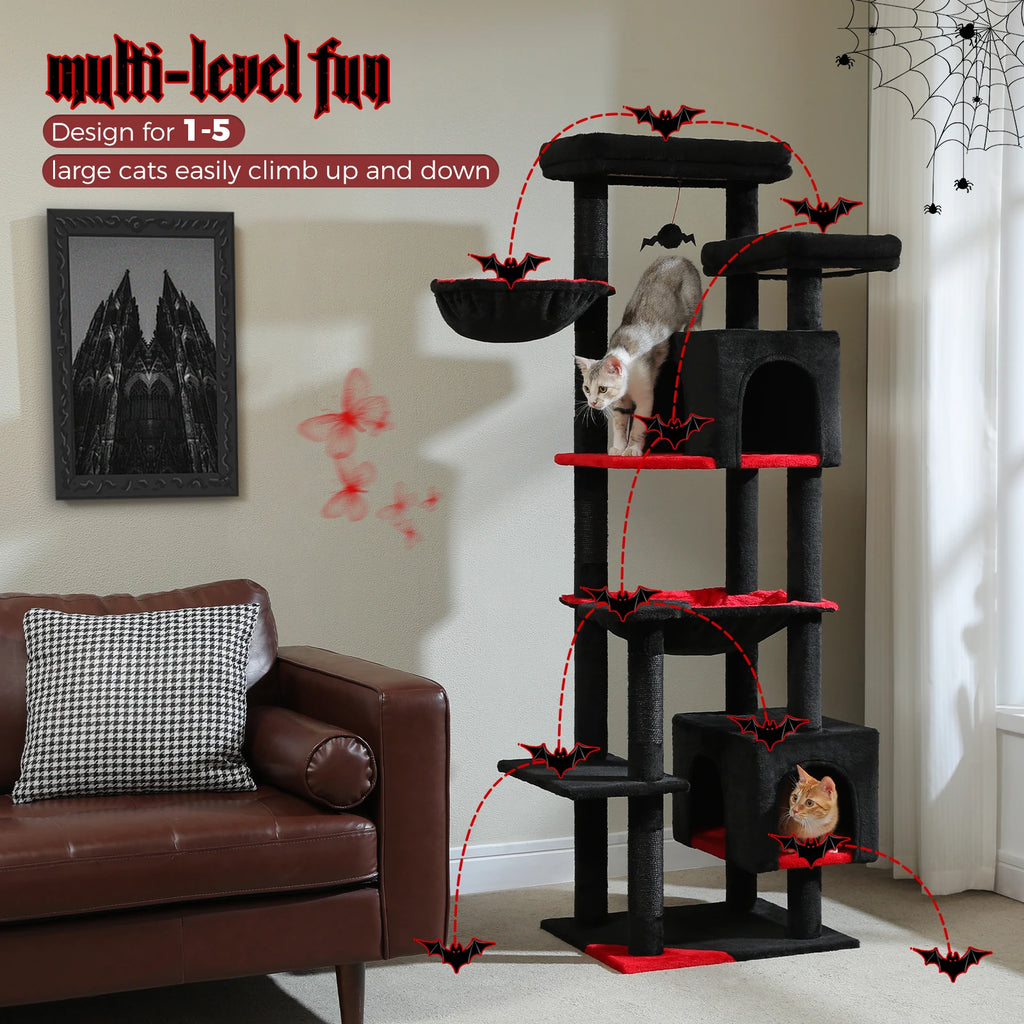Arbre a chat XXL 175 cm 2 hamacs