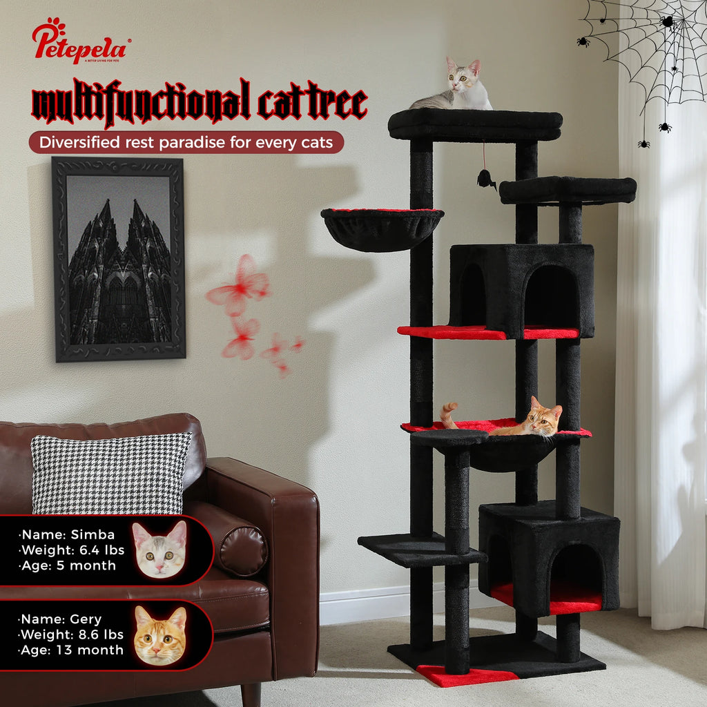 Arbre a chat XXL 175 cm 2 hamacs