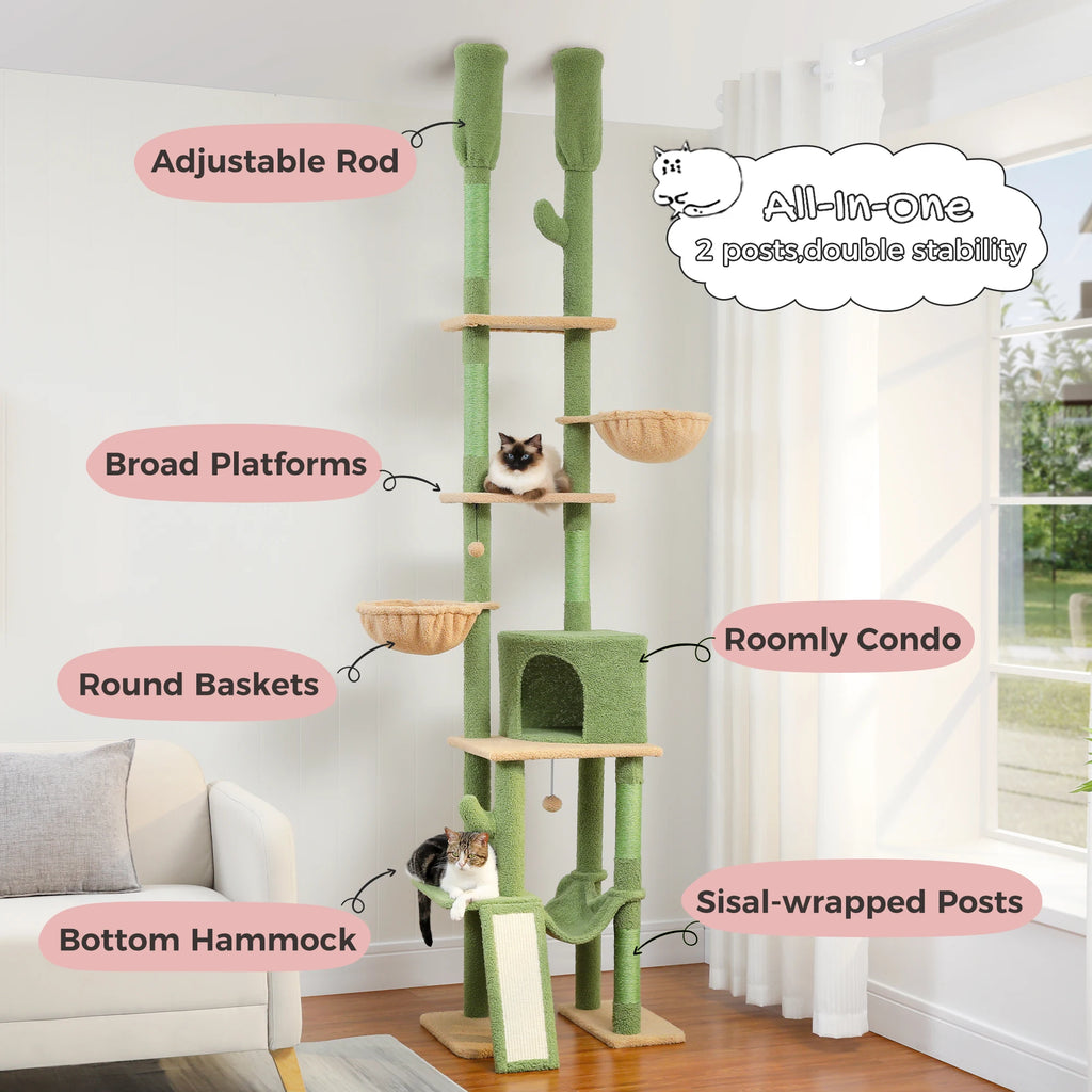Arbre a chat XXL cactus geant