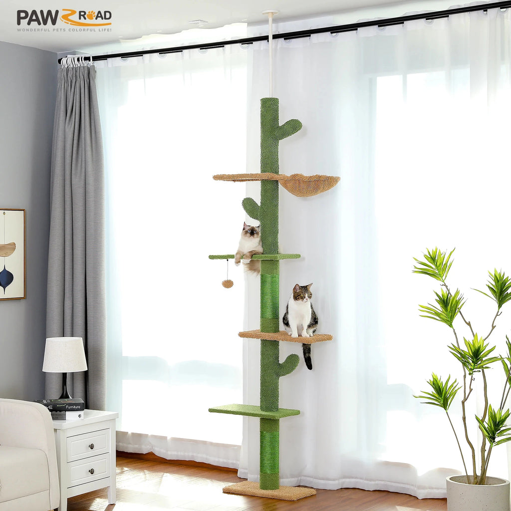 Arbre a chat XXL cactus sol-plafond