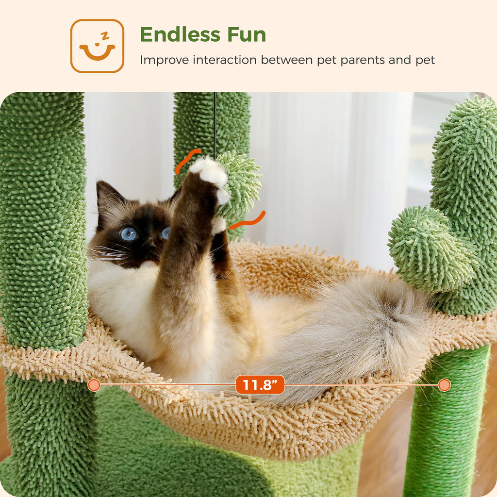 Petit arbre a chat cactus 83 cm