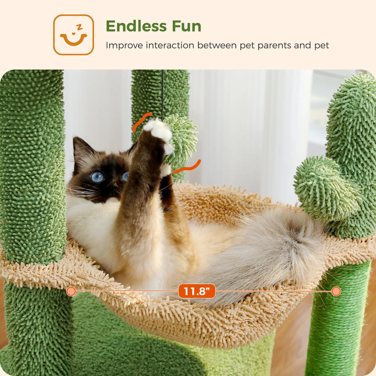 Petit arbre a chat cactus 83 cm