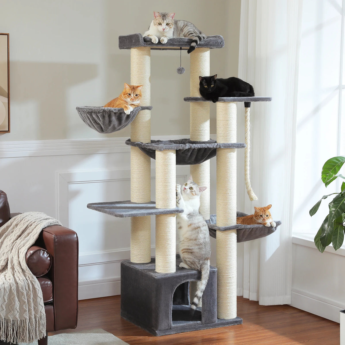 Arbre a chat XXL 170 cm renforce