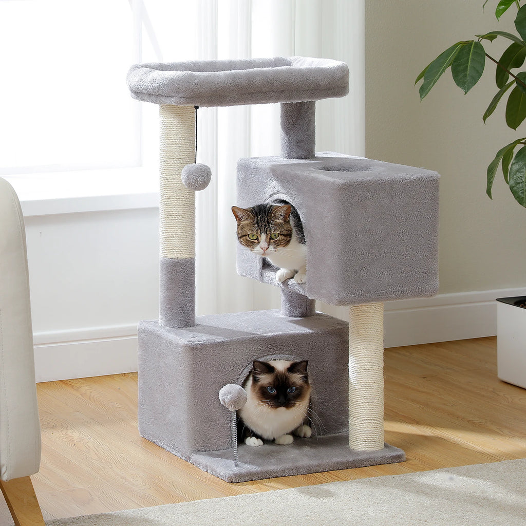 Petit arbre a chat 80 cm 2 niches
