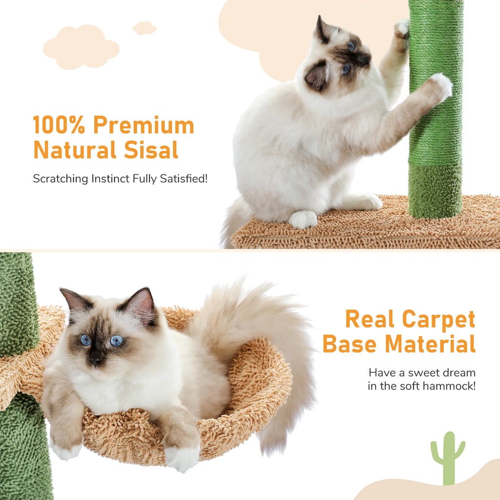 Arbre a chat XXL cactus sol-plafond